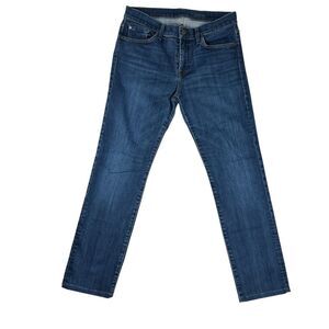 7 For All Mankind Women's Slimmy straight leg medium wash Jeans Size 32